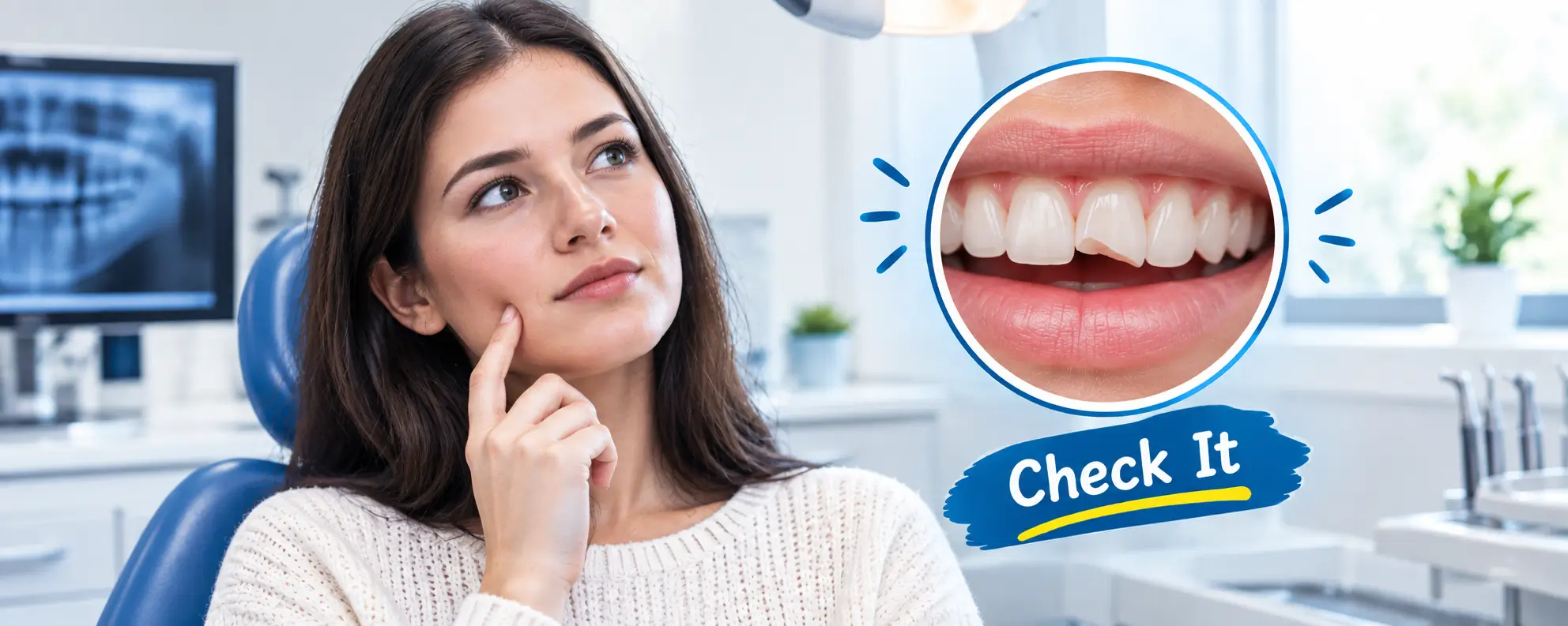 Crack a Tooth but It Does Not Hurt